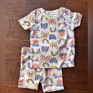 Old Navy Short Rainbow 🌈 Pajamas, 18-24 months